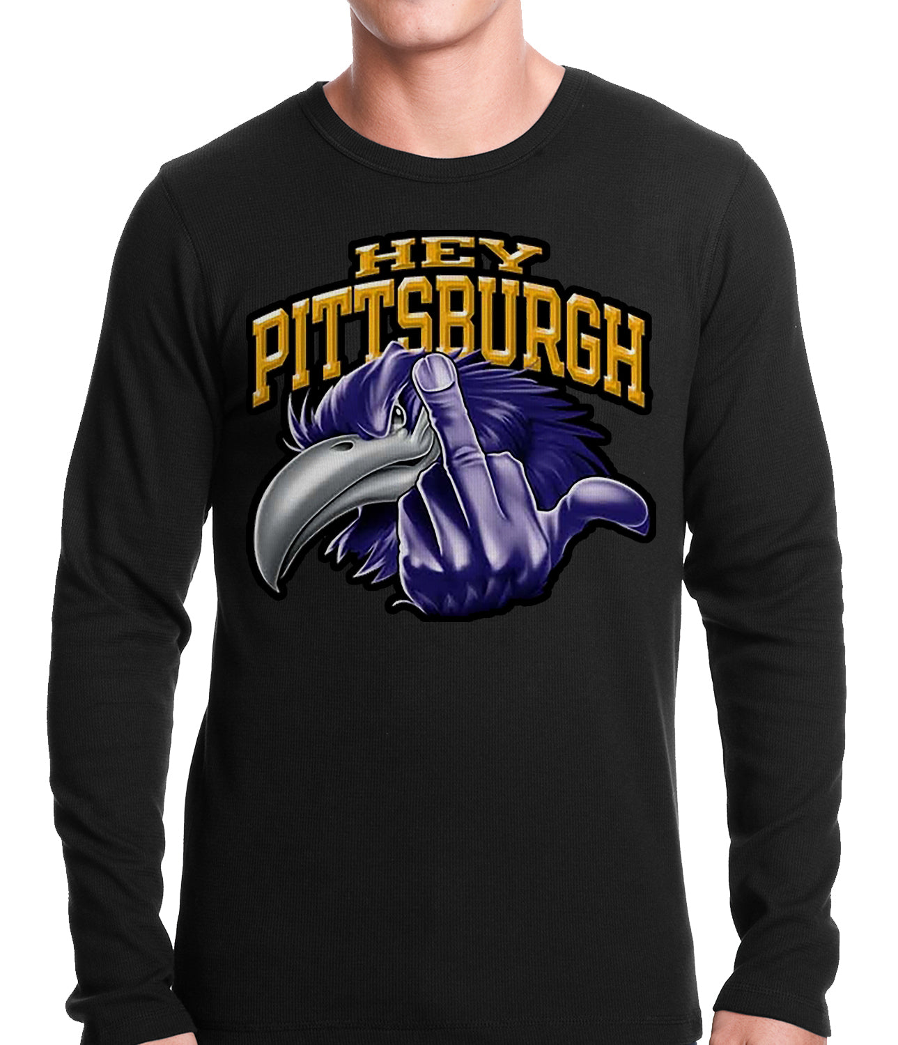 Baltimore Fan - Hey Pittsburgh Thermal Shirt