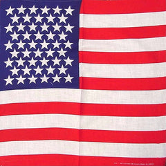 Bandanas - American Flag Bandana 22" x 22"