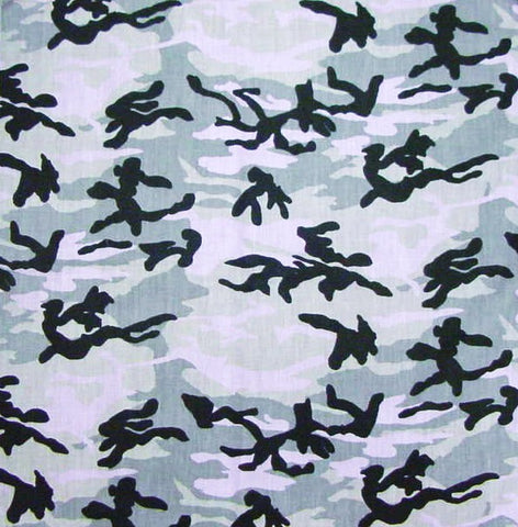 Bandanas - Lavender Camouflage Bandanna