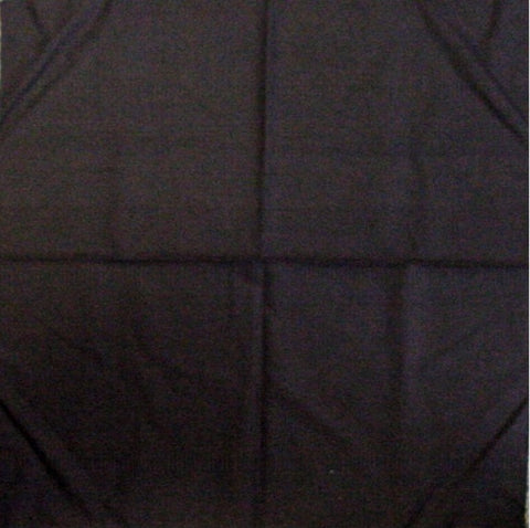 Bandanas - Plain Black Bandanna