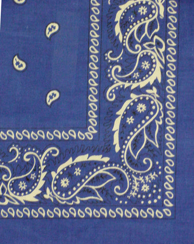 Bandanas - Royal Blue Paisley
