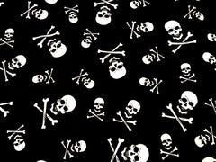 Skull and Crossbones Bandana black