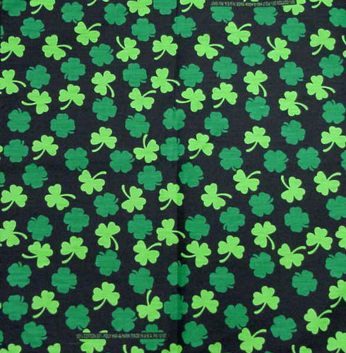 Bandanas - St Patricks Day Good Luck Clover Bandana