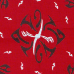 Bandanas - Tribal Paisley Bandanna Red