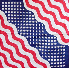 Bandanas - Waving American Flag Bandana