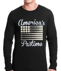 Baseball America's Pastime Thermal Shirt