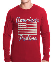 Baseball America's Pastime Thermal Shirt