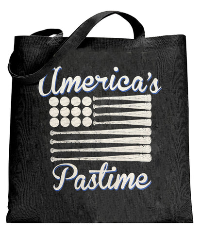 Baseball America's Pastime Tote Bag