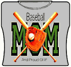 Baseball Mom And Proud Of It Girls T-Shirt