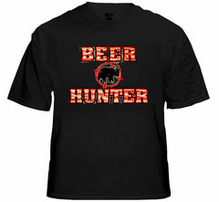 Bear Deer Beer Hunter Target  Mens T-shirt