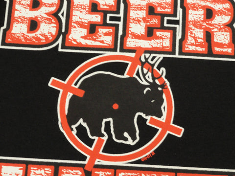 Bear Deer Beer Hunter Target Mens T-shirt