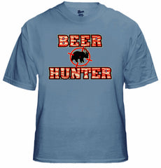 Bear Deer Beer Hunter Target Mens T-shirt