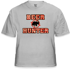 Bear Deer Beer Hunter Target Mens T-shirt