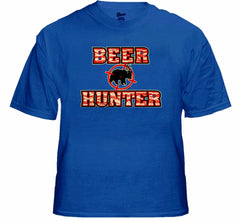 Bear Deer Beer Hunter Target Mens T-shirt