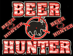 Bear Deer Beer Hunter Target Mens T-shirt
