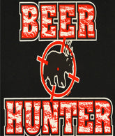 Bear Deer Beer Hunter Target Mens T-shirt