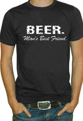 Beer A Man's Best Friend Mens T-Shirt