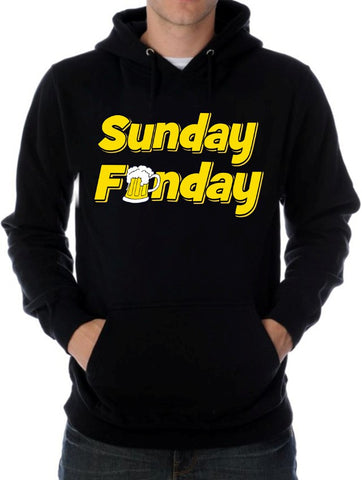 Beer Drinking Sweatshirts - Sunday Funday Hoodie