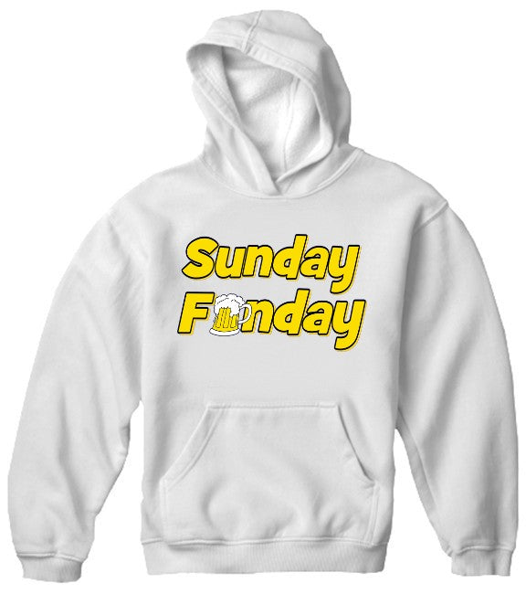 Beer Drinking Sweatshirts - Sunday Funday Hoodie