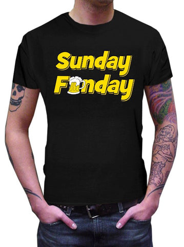 Beer Drinking Tees - Sunday Funday T-Shirt