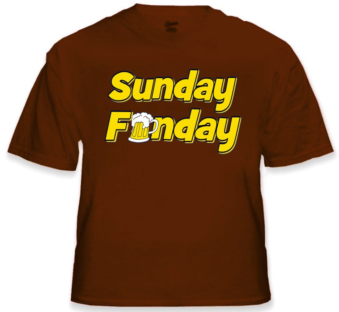 Beer Drinking Tees - Sunday Funday T-Shirt