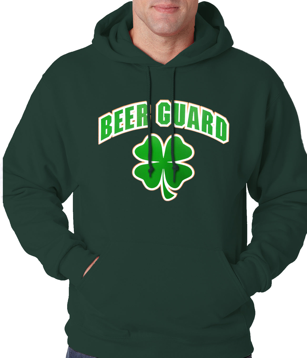 Beer Guard Irish Shamrock St. Patrick's Day Hoodie