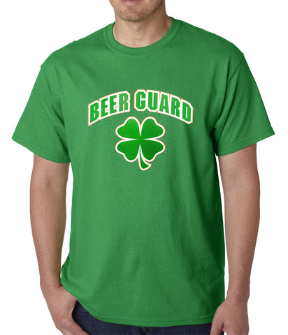 Beer Guard Irish Shamrock St. Patrick's Day Mens T-shirt