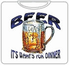 Beer. It's Whats for Dinner T-Shirt
