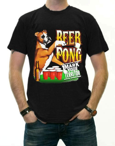 Beer Pong "Mark Your Territory" T-Shirt 