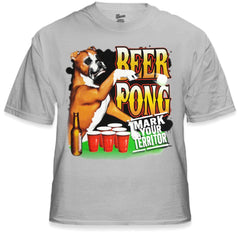 Beer Pong "Mark Your Territory" T-Shirt