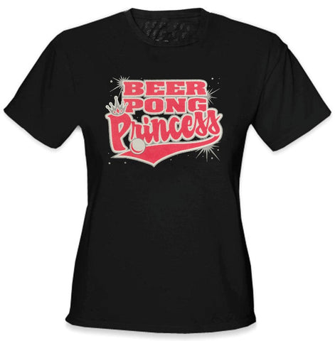 Beer Pong Princess Girls T-Shirt