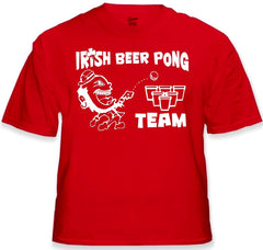 Beer Pong Shirts - Irish Beer Pong Team T-Shirt