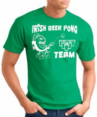 Beer Pong Shirts - Irish Beer Pong Team T-Shirt