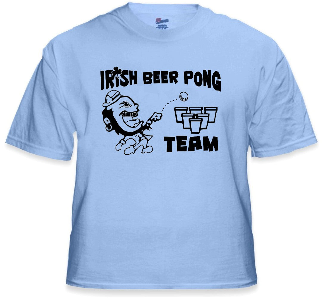 Beer Pong Shirts - Irish Beer Pong Team T-Shirt