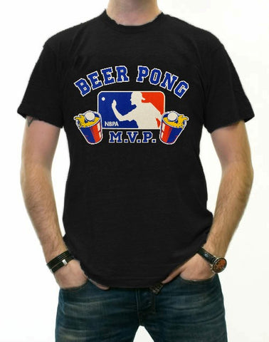 Beer Pong Tees - NBPA National Beer Pong Association MVP T-Shirt