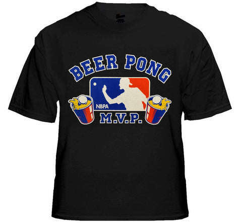 Beer Pong Tees - NBPA National Beer Pong Association MVP T-Shirt