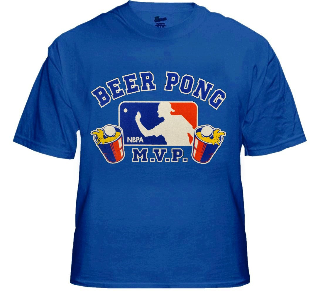 Beer Pong Tees - NBPA National Beer Pong Association MVP T-Shirt