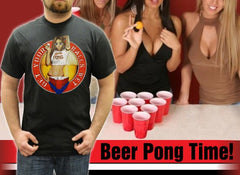Beer Pong "Get Your Balls Wet " Mens T-Shirt