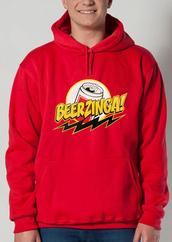 Beerzinga! - Big Bang Theory Parody Adult Hoodie