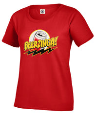 Beerzinga! - Big Bang Theory Parody Girl's T-Shirt