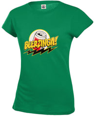 Beerzinga! - Big Bang Theory Parody Girl's T-Shirt