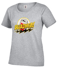 Beerzinga! - Big Bang Theory Parody Girl's T-Shirt