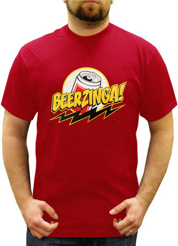 Beerzinga! - Big Bang Theory Parody Men's T-Shirt