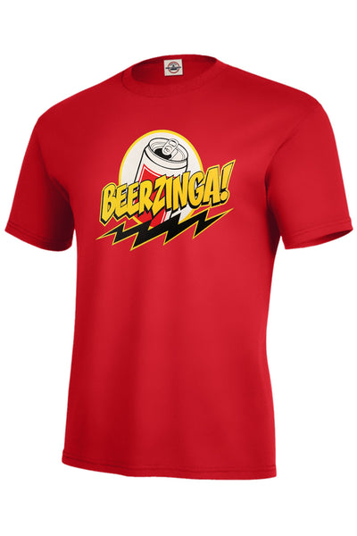 Beerzinga! - Big Bang Theory Parody Men's T-Shirt –