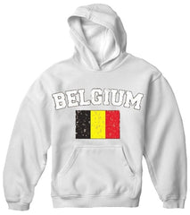 Belgium Vintage Flag International Hoodie