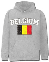 Belgium Vintage Flag International Hoodie