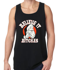 Believe B*tches Funny Santa Tank Top