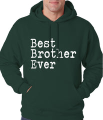 Best Brother Ever Adult Hoodie Charcoal Grey
