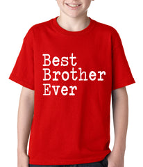 Best Brother Ever Kids T-shirt Red