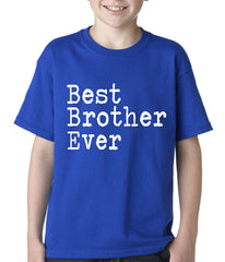 Best Brother Ever Kids T-shirt Royal Blue